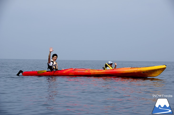 真夏の北海道・小樽塩谷 シーカヤックで目指せ『青の洞窟』！